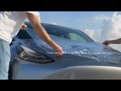 Videoanleitung zur Selbstinstallation von PPF Lackschutzfolie auf Tesla Model Y