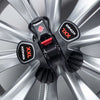 Schneeketten tesla model s 2012-2021 König K-Summit K45 mit schützender Ummantelung, um Schäden an den Reifen und der Radaufhängung zu verhindern.