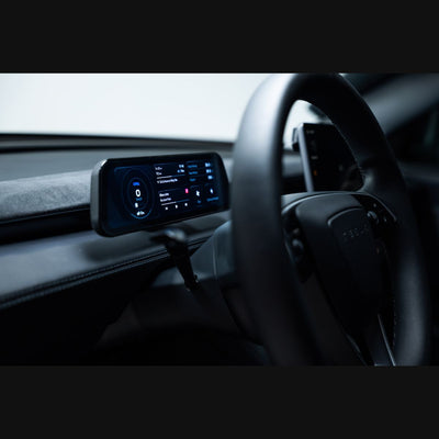 Tesla Dashboard Display S3XY Dash mit Sportanzeige als Tesla Model 3 dashboard display mit Tesla Carplay, Tesla Android und Performance-Daten
