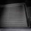 Detailansicht Tesla Model 3 Gummimatten 2019 bis 04.2021 Ecoline im Fahrerbereich mit perfekter Passform.