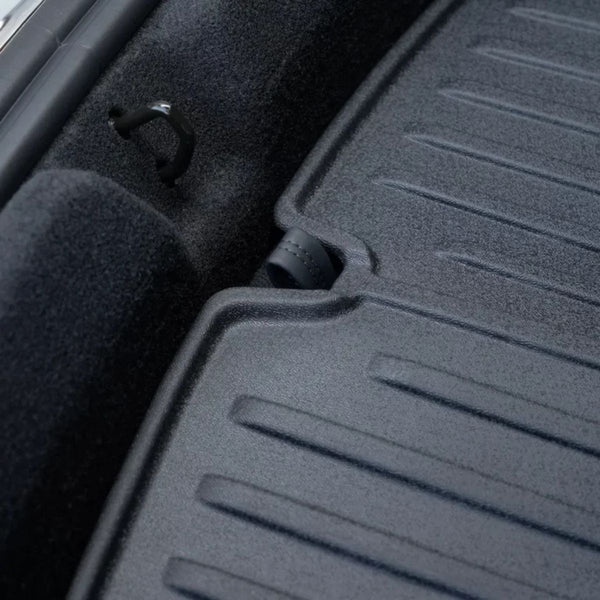 Tesla Model 3 Gummimatten Kofferraum mit erhöhter Kante als Ergänzung zu Fußmatten Tesla Model 3