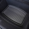 Nahtlose Verbindung Tesla Fußmatten Model 3 mit Kofferraummatte als Tesla Model 3 Gummimatten Set