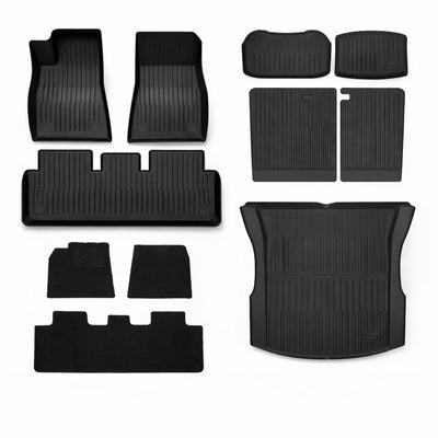 Tesla Model 3 Fußmatten Gummimatten ab 10.2023 Ecoline