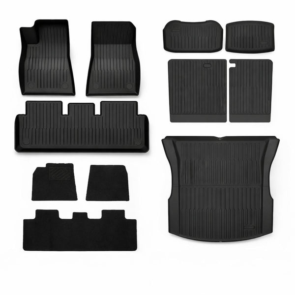 Tesla Model 3 Fußmatten Gummimatten ab 10.2023 Ecoline