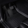 Detailaufnahme Tesla Fußmatten Model 3 aus TPE Material als Tesla Model 3 Gummimatten Highland