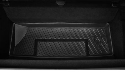 Tesla Model X Gummimatten für Kofferraum und Frunk, robust und langlebig, schützen vor Schlamm und Schnee.