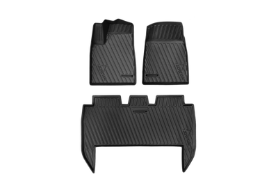 Tesla Model X 2021+ Fussmatten Gummi Schwarz