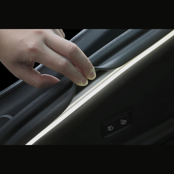 Flexible Tesla Model Y Ambientebeleuchtung Kofferraum mit einfacher Plug & Play Montage und hochwertiger Verarbeitung für jedes Model Y