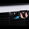 Installation vom Tesla Model Y Frontkamera Schutz mit transparentem Tempered Glass für klare Sicht und Schutz vor Kratzern.
