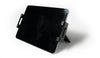 Detailaufnahme der Tesla Model Y iPad Halterung mit Klebemontage. Sichere Lösung für Entertainment auf der Rückbank Ihres Model Y.