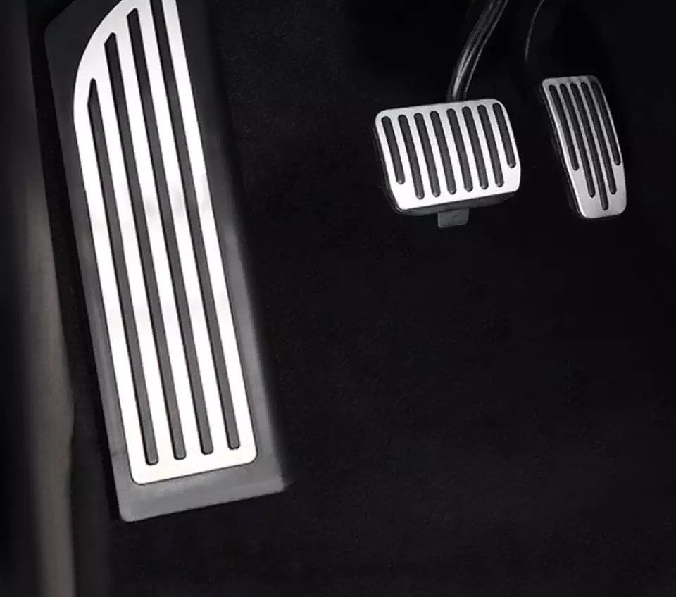Tesla Model 3 und Model Y Performance-Pedale Fußpedale Set Autozubehör Pedalabdeckung - 2 Stück Aluminium