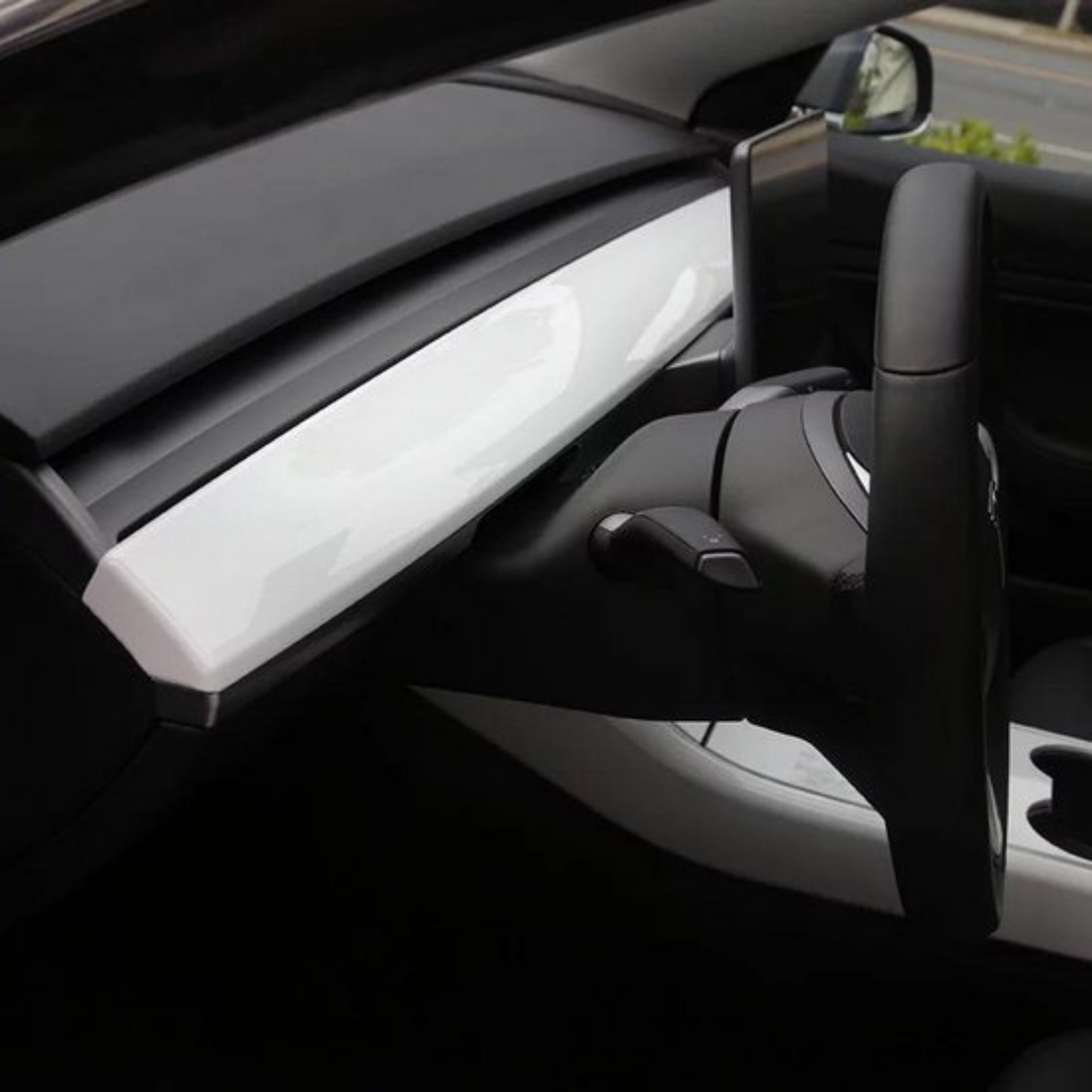 TESERY Tesla Modell 3 / Y Armaturen brett Abdeckung-Kohlefaser-Innen mods