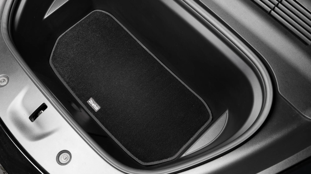 Teppichmatten Set Kofferraum (hinten und vorne) für das Tesla