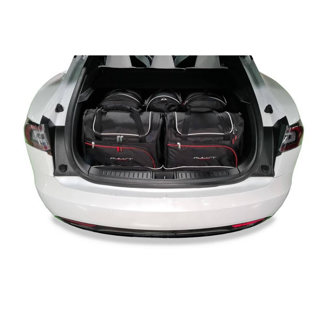 Tesla Model S 2016-heute Reisetaschen-Set Kofferraum Frunk 8-teilig  Übernachtungsbeutel Auto Zubehör – Mein Tesla Zubehör