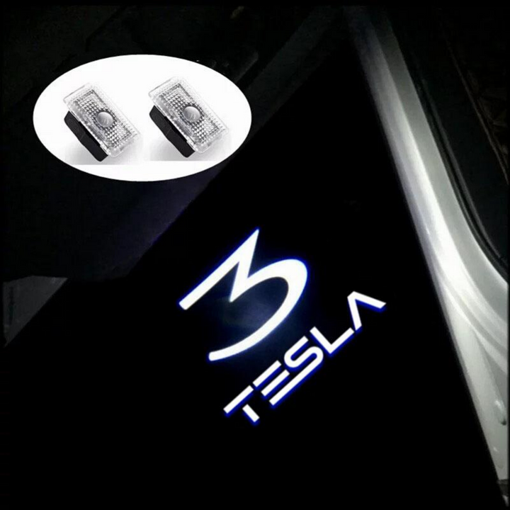 Tesla Model 3 Ghostlight Türbeleuchtung HD Logo Willkommenslicht LED Projektor Türlicht Autozubehör