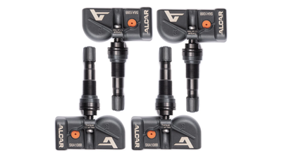 4 Alcar BLE TPMS Reifendrucksensoren für Tesla Model Y, Model 3 (ab Facelift 2021) & Model S/X (ab 11.2022), TÜV-zertifiziert & OEM-Qualität, für Sicherheit & Energieeffizienz 🚗💨
