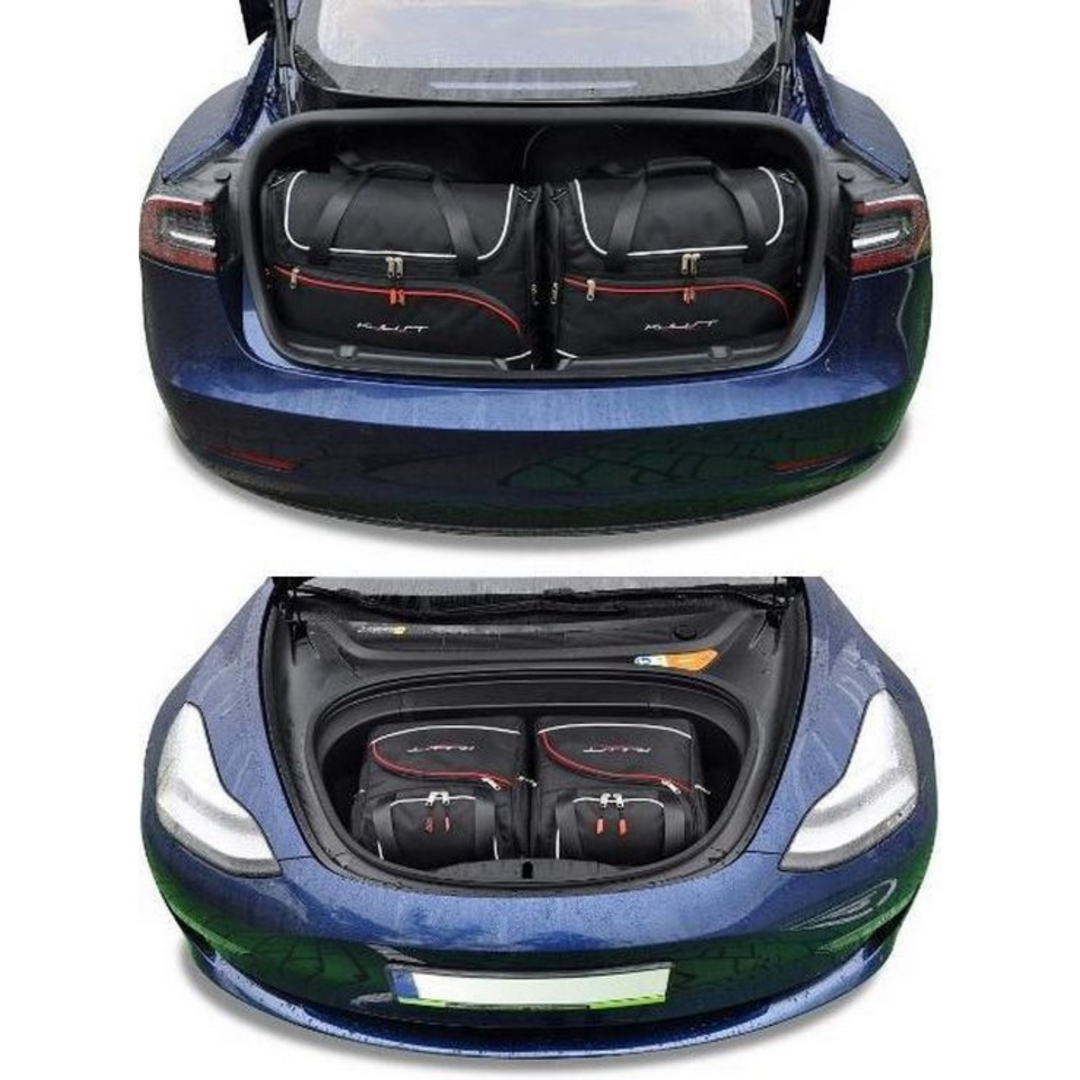 Tesla Model 3 7-teilige maßgeschneiderte Kofferraum- und Frunk