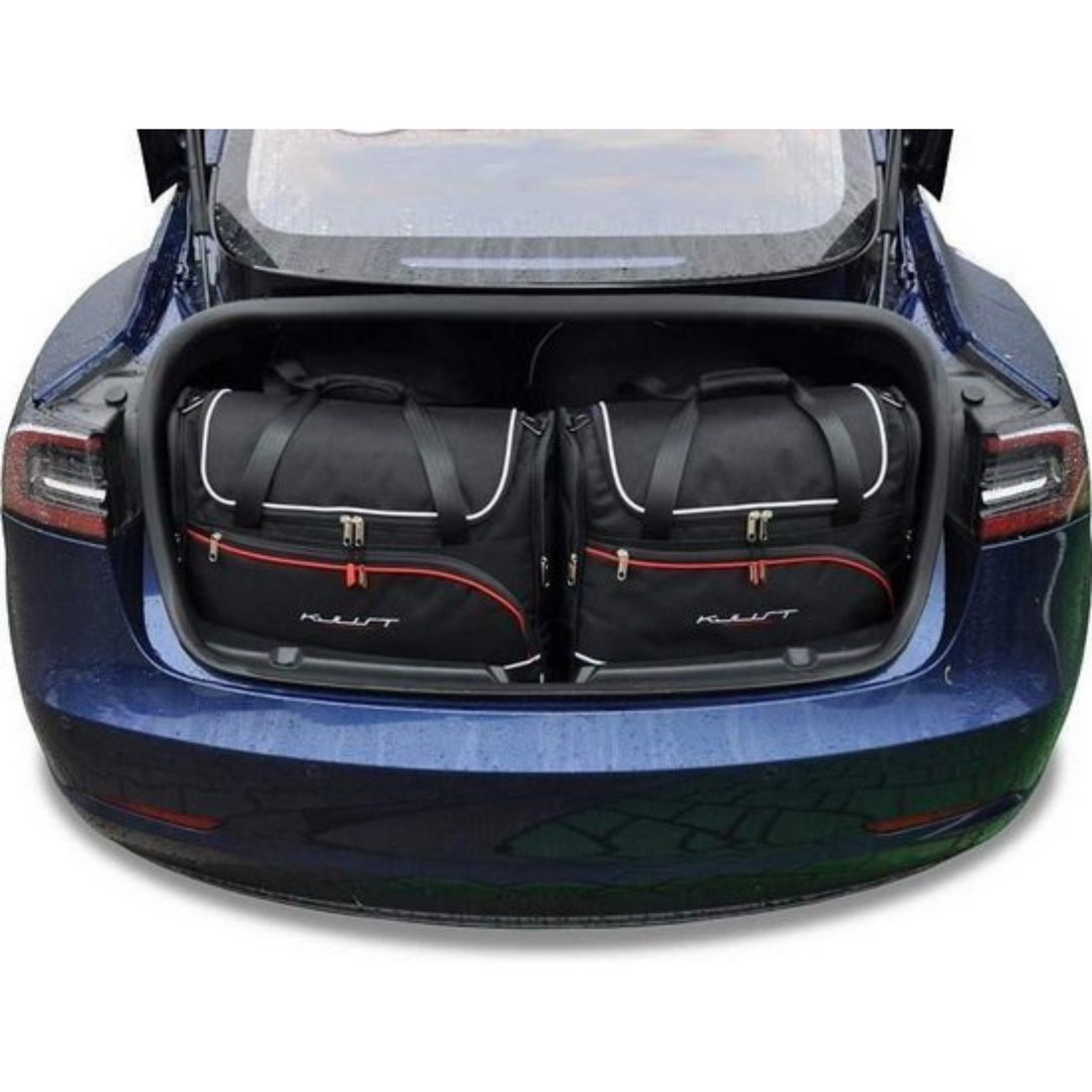 Tesla Model 3 Maßgeschneiderte Kofferraum-Reisetaschen 5-teilige  Organizer-Wochenendtaschen Zubehör – Mein Tesla Zubehör