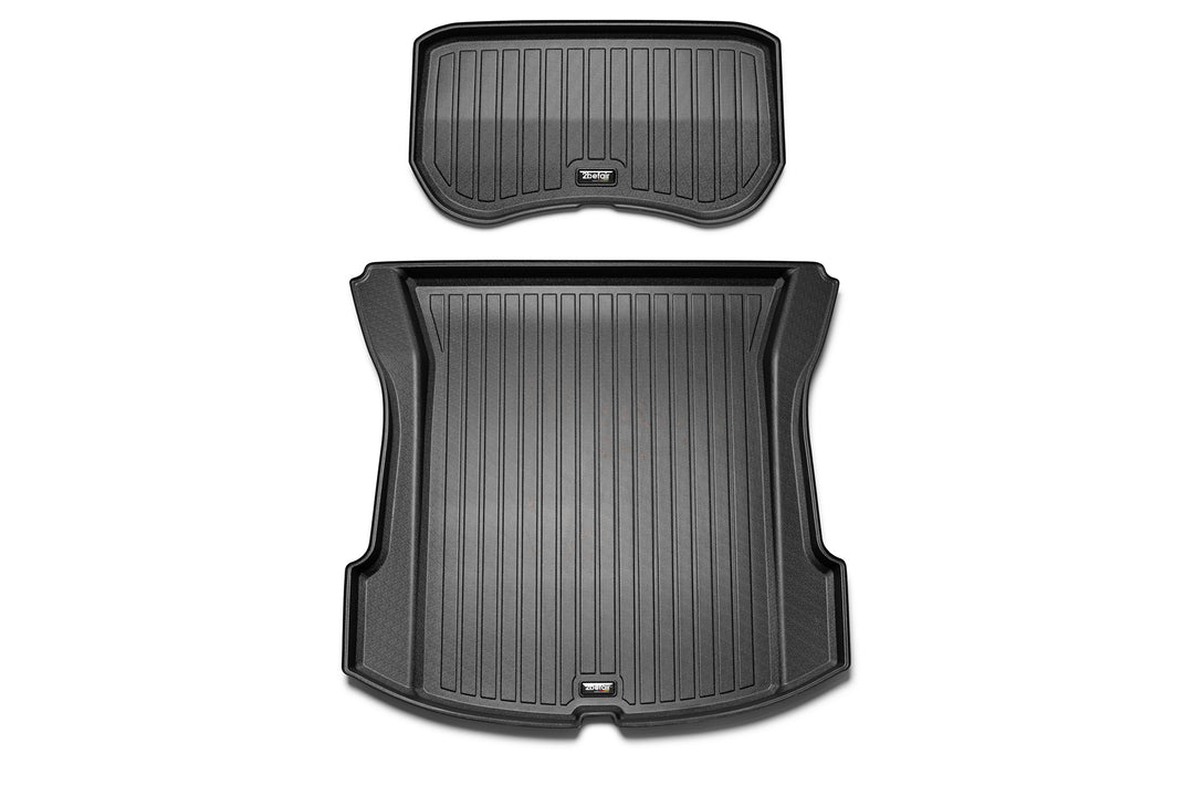 Gummimatten Set Kofferraum (hinten und vorne) für das Tesla Model 3 Wasserdichtes Autozubehör Deutschland