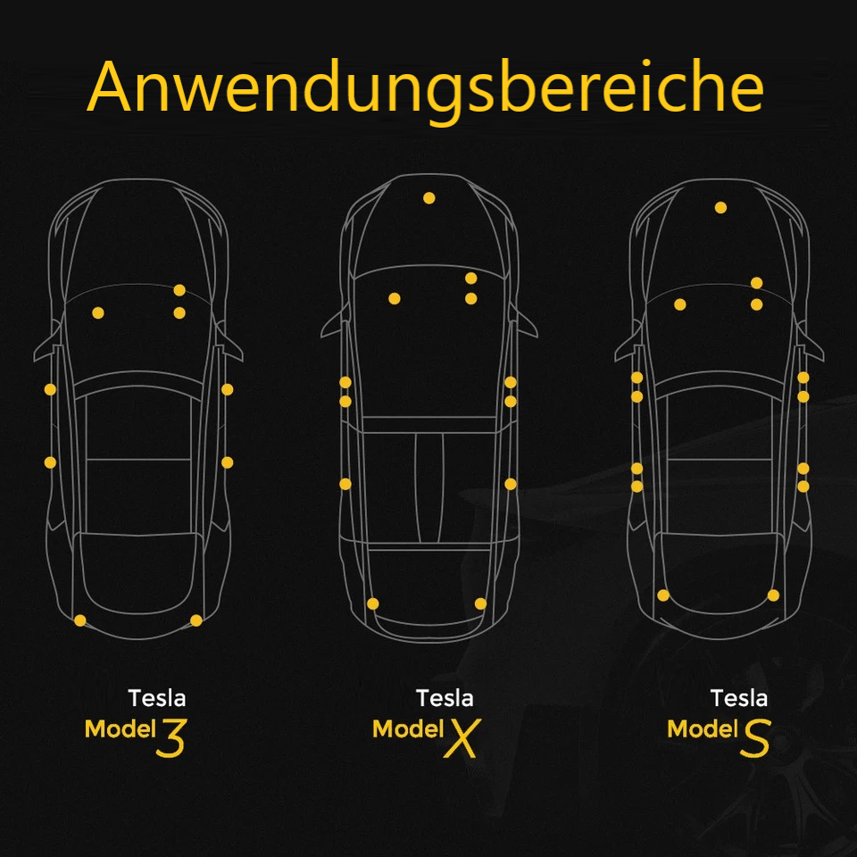Tesla Model 3 S X LED Innenbeleuchtungsset Ultra HD Lichtleistung Autozubehör Deutschland