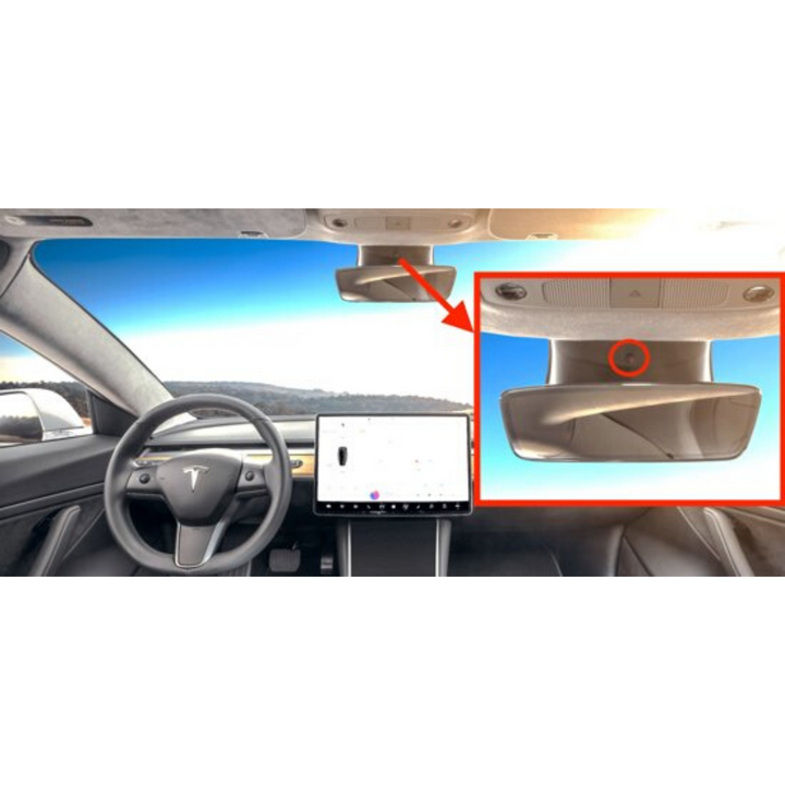 Tesla Model 3 Webcam-Abdeckung Datenschutz Auto Zubehör Innenkamera Sicherheit Deutschland Schwarz