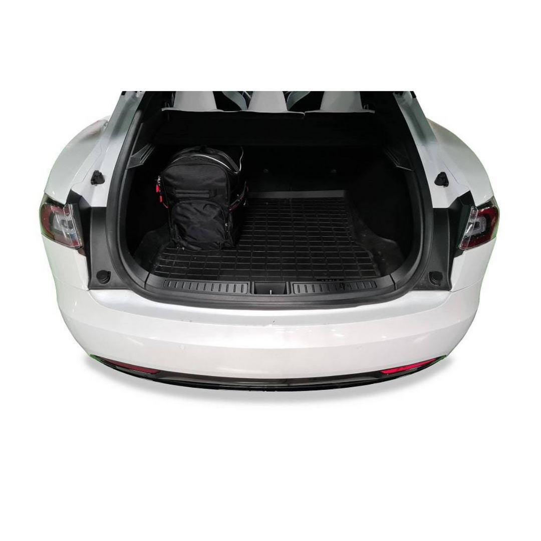 Tesla Model S 2016-heute Reisetaschen-Set Kofferraum Frunk 7-teilig Übernachtungsbeutel Auto Zubehör