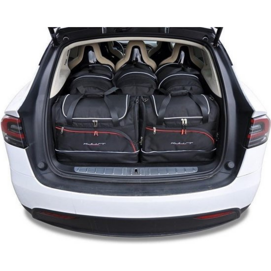 Tesla Model X 2016-heute Reisetaschen-Set Kofferraum 7-teilig  Übernachtungsbeutel Auto Zubehör – Mein Tesla Zubehör
