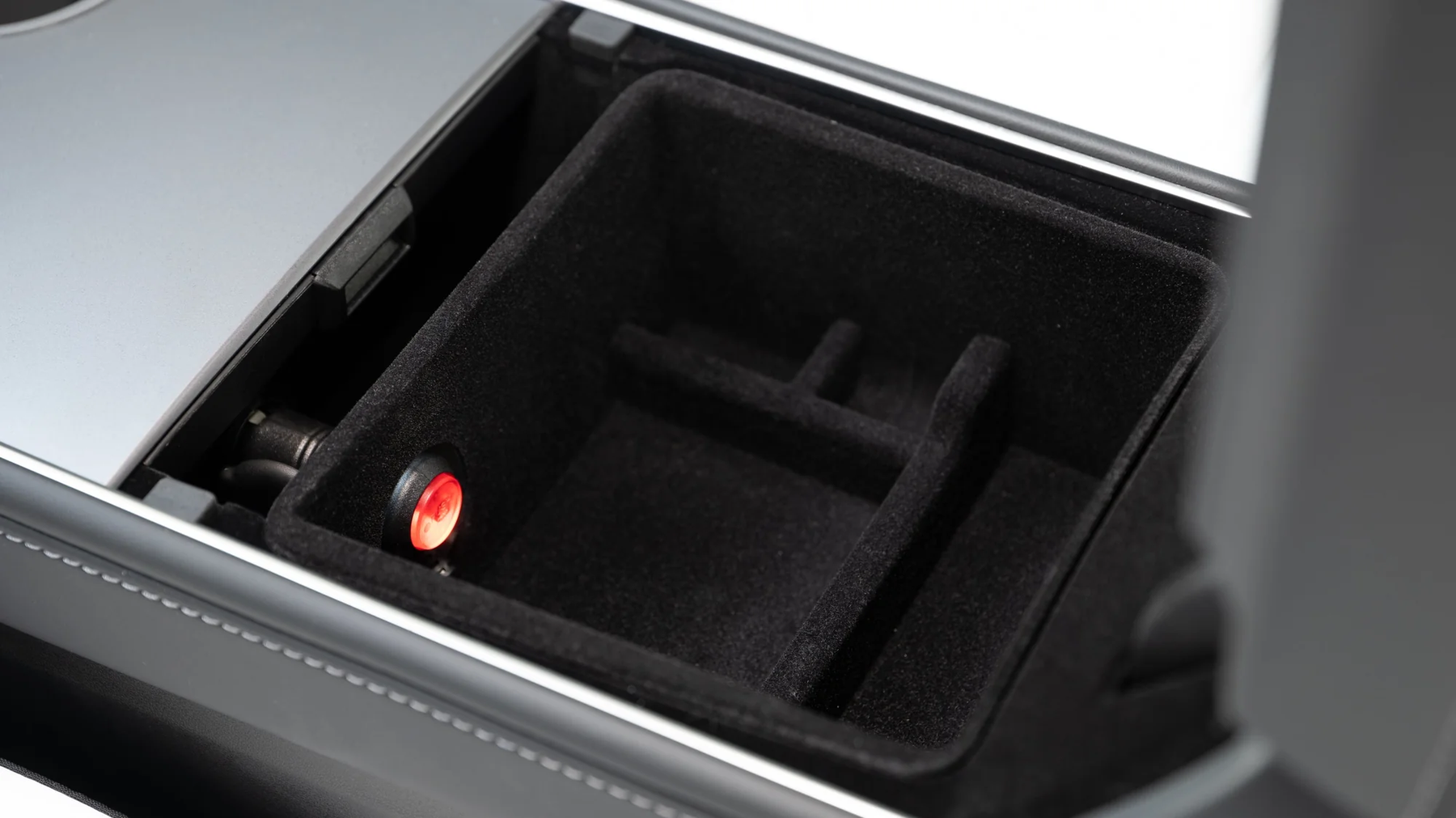 Passend für Tesla Model 3 Model Y Mittelkonsolen-Organizer, versteckte  Aufbewahrungsbox in der Armlehne, passend für Tesla Model 3 Model Y Zubehör