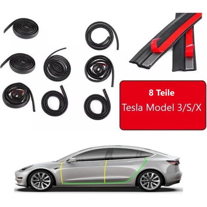 Tesla Model 3 Geräuschreduzierungsset Gummi Komfortisolierung Autozubehör Deutschland