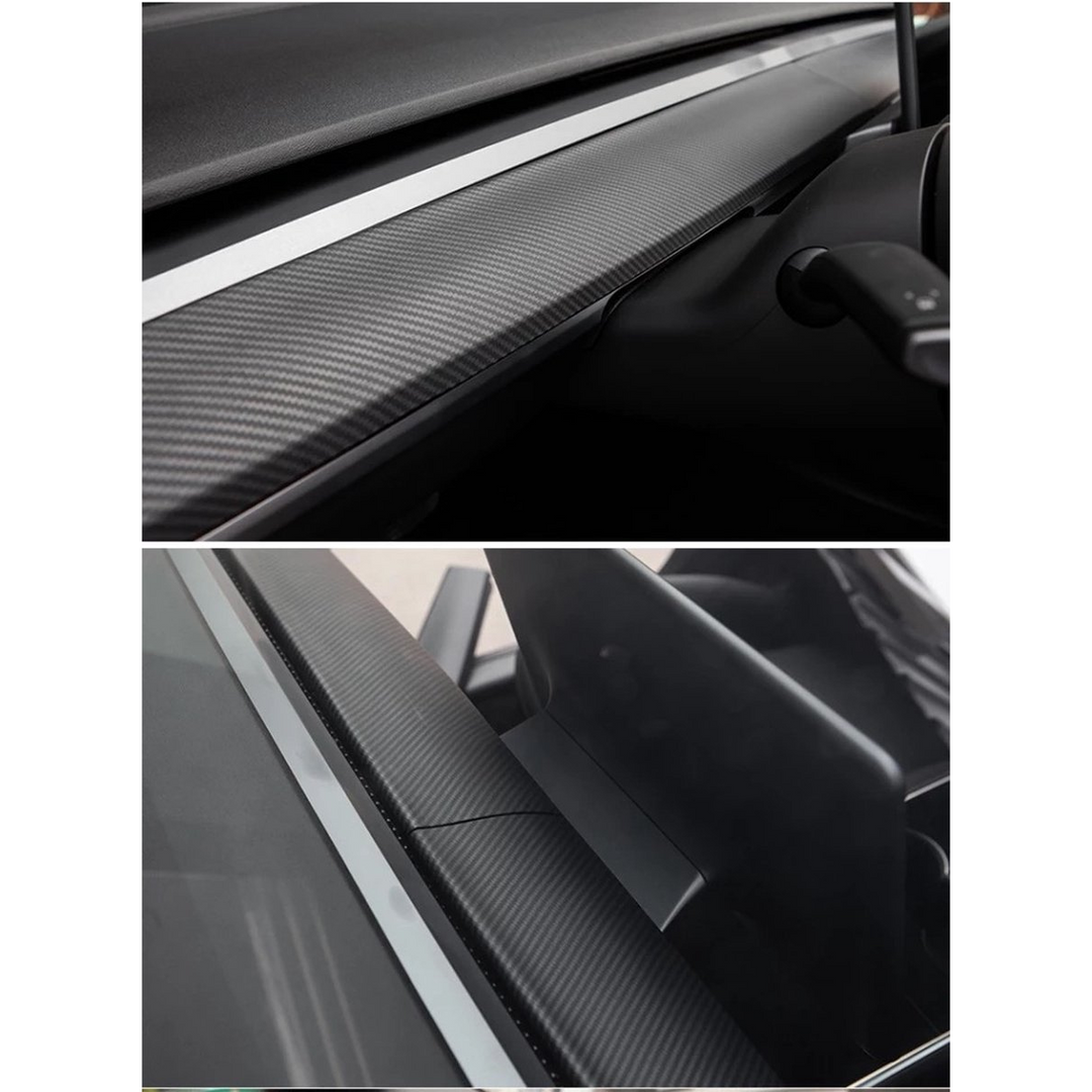 FDAIUN Armaturenbrett-Abdeckung Alcantarn-Stil Dash Wrap Türverkleidung  Dashboard Cover Innendekoration Zubehör Für Tesla Model 3 Modell Y  2017–2022 2 Stück Schwarz : : Auto & Motorrad