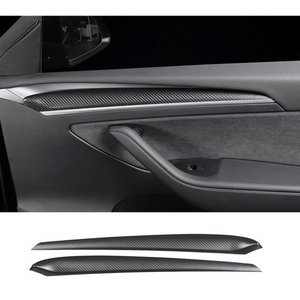 Tesla Model 3 Y Türrahmenabdeckungs-Set Mattcarbon Verkleidung Auto Innere Zubehör Deutschland