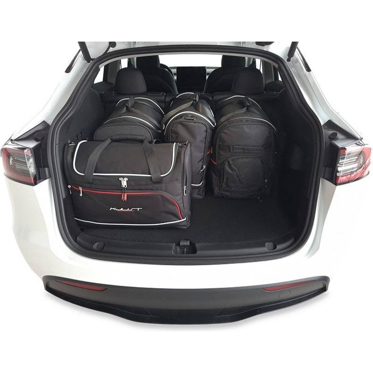 ZYCHUANGYING Modell Y Kofferraumwanne, kompatibel mit Tesla Model Y  5-Sitzer, passgenau, 7-teilig : : Auto & Motorrad