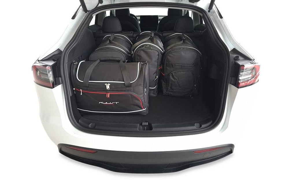 Tesla Model Y 2021+ Reisetaschen-Set 7-teilig Kofferraum Auto Maßgeschneiderte Autotaschen