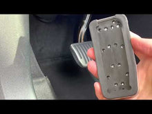 Laden und Abspielen von Videos im Galerie-Viewer, Tesla Model 3 und Model Y Performance-Pedale Fußpedale Set Autozubehör Pedalabdeckung - 2 Stück Aluminium
